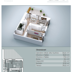 Banesë në shitje, VV TOWER, Apartmenti 03, Tip 2+1, 141.87m2, kati 2