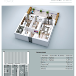 Banesë në shitje, VV TOWER, Apartmenti 07, Tip 2+1, 137.52m2, kati 2