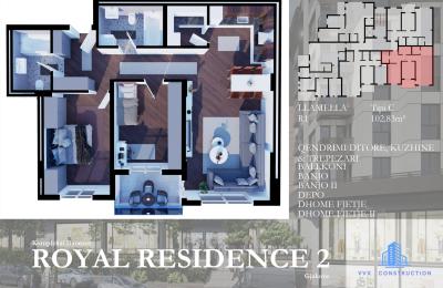 ROYAL RESIDENCE - APARTMENT Tip B Llamella R1 102.83 m2