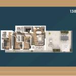 KORAL TOWER II, Banesë ne shitje TIP 1, 108.36m2