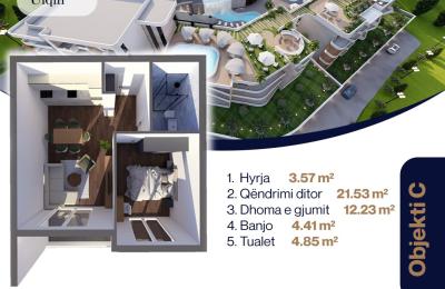 SUNRISE Banesë në qendër ULQIN Tip 10 46.59m2