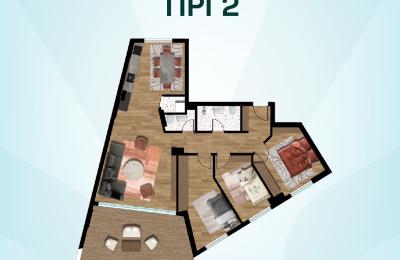 Ofrohet banesë për shitje, KLUB INVEST, Ndërtesa L5, Tip 02, 141.1m2