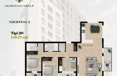 KOMPLEKSI GËSHTENJA BANESA TIP 20,  146.71 m2