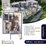 SUNRISE Banesë në qendër ULQIN Tip 5  Ob B  53.36m2