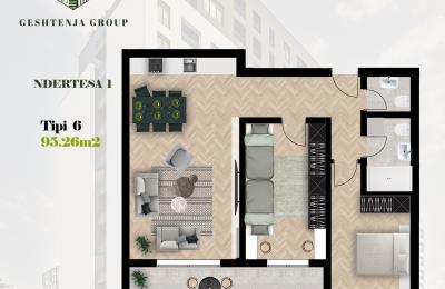 KOMPLEKSI GËSHTENJA BANESA TIP 6, 95.6 m2