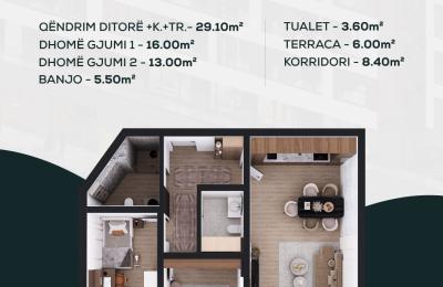 HIT IMPERIAL, Tip B2 , 2+1,  93.87m2