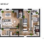 Banesë në shitje, Lamela 1 ,V2, Tip C, 187.92m2