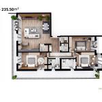 Banesë në shitje, Lamela 2, Tip D, 235.50 m2