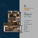TROJA 2, Banesë T4 Objekti 6, 115.15 m2