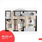 Banesë me 2 dhoma gjumi në shitje në lagjen Tophane