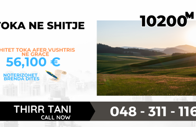 Shitet Toka afer Vushtris Ne Gracë Çmimi: 56,100 € Kodi i shpalljes: 5093 