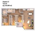 Banesë në SHITJE , 104.89m² Fushë Kosovë