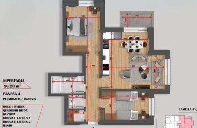 Banesë 86.20 m² për SHITJE, Veternik
