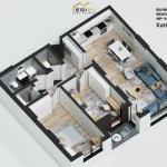 Banesë 94.93 m² për SHITJE, tek Gjykatat