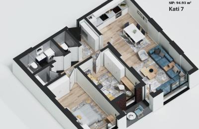 Banesë 94.93 m² për SHITJE, tek Gjykatat