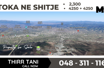 SHITET TOKA 23 ARI 42.5 ari 42.5 ari 5,500 € / ARI 