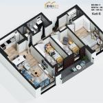 Banesë 107.92m² për SHITJE, tek Gjykata