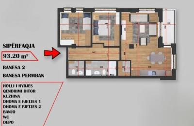 Banesë 93.20 m² për SHITJE, Veternik