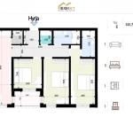 Banesë 131.7 m² për SHITJE, Prishtina e Re