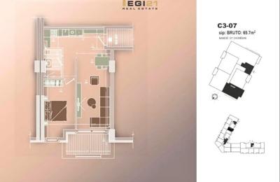 Banesë 69.7 m² për SHITJE, Prishtina e Re