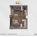 Banesë 59.60 m² për SHITJE, Prishtina e Re