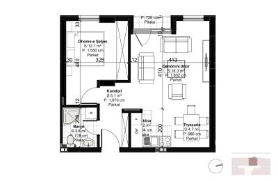 BANESE ME 57 m² NE OBJEKIN 4   "ART CONSTRUCTION"