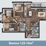 FRONI I MATIT OBJEKTI D 1  - 3 DHOMA PENTHOUSE