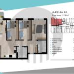 Banesë me 3 dhoma gjumi në shitje në lagjen Prishtina e Re – Gashi Invest