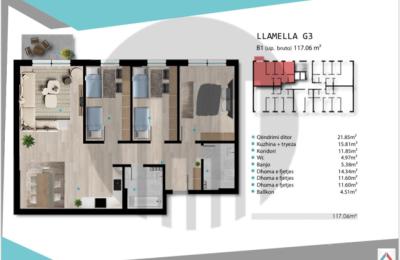 Banesë me 3 dhoma gjumi në shitje në lagjen Prishtina e Re – Gashi Invest