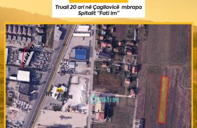 Truall në SHITJE në Çagllavicë, mbrapa spit...