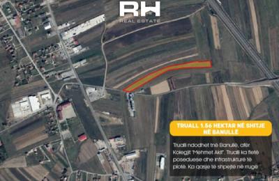 Truall 1.56 Hektar në #SHITJE në Banullë