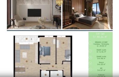 Banesë në SHITJE – 2 dhoma gjumi – Prishtinë – Prishtina e Re – UNI Project